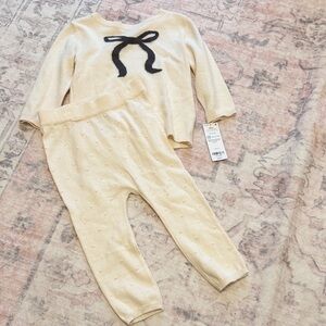 Carters baby girl sweater set